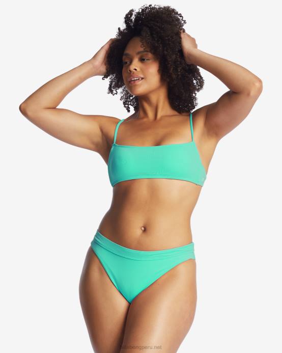 mujer verde tropical Billabong braguitas de bikini sol searcher maui rider 04LD1628