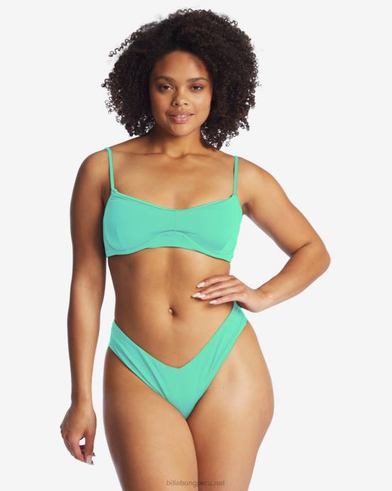 mujer verde tropical Billabong sol searcher braguitas de bikini fiji 04LD1633
