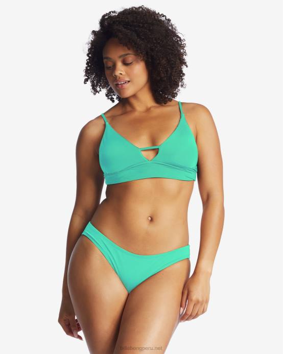 mujer verde tropical Billabong sol searcher braguitas de bikini lowrider 04LD1632