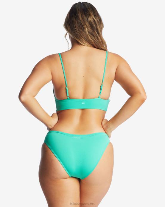 mujer verde tropical Billabong sol searcher braguitas de bikini lowrider 04LD1632