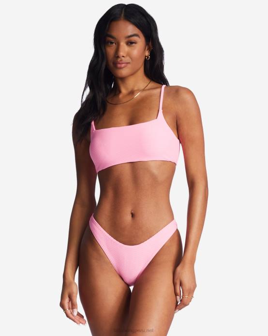 mujer aturdimiento rosa Billabong top de bikini tanlines zoe 04LD1492
