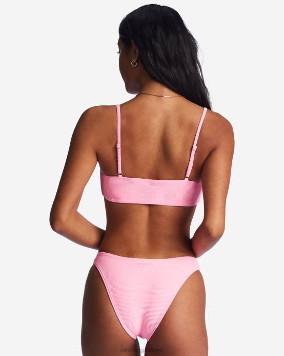 mujer aturdimiento rosa Billabong top de bikini tanlines zoe 04LD1492