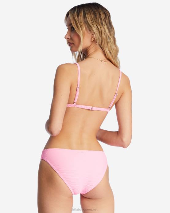 mujer aturdimiento rosa Billabong top de bikini triángulo tanlines ceci 04LD1490