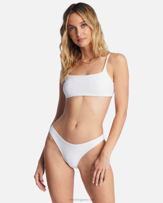 mujer blanco Billabong top de bikini tanlines zoe 04LD1495