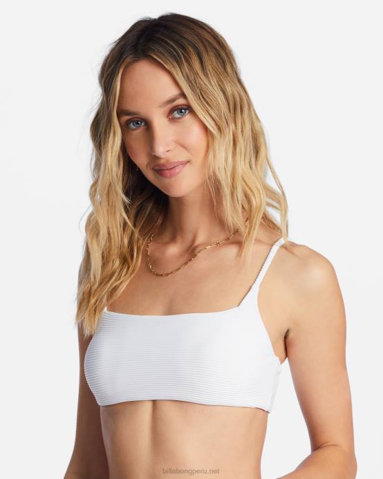 mujer blanco Billabong top de bikini tanlines zoe 04LD1495