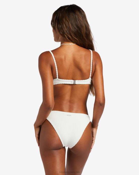 mujer cristal de sal Billabong parte de arriba de bikini de triángulo fijo con lazada 04LD1191