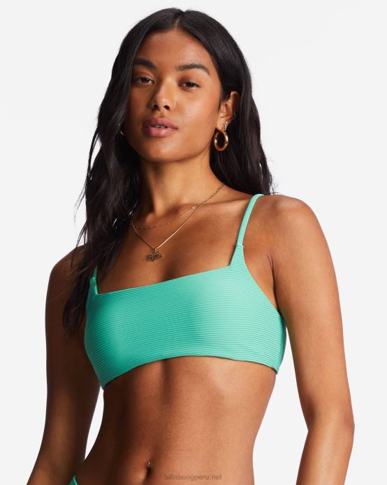 mujer hierba dulce Billabong top de bikini tanlines zoe 04LD1305
