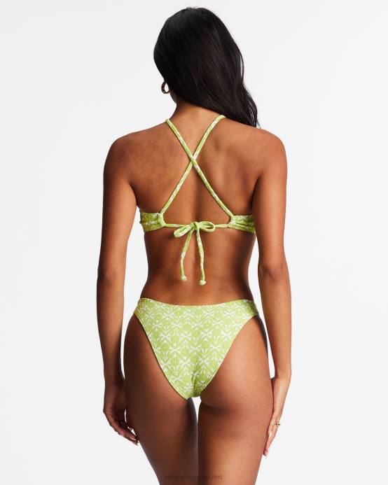 mujer lima dulce Billabong ese lindo top de bikini de cuello alto 04LD1429
