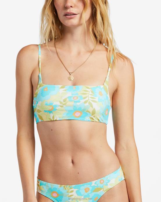 mujer multi Billabong parte de arriba de bikini corta Summer Sky Zoe 04LD1316