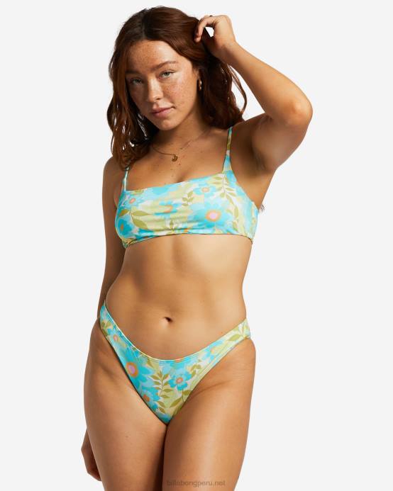 mujer multi Billabong parte de arriba de bikini corta Summer Sky Zoe 04LD1316