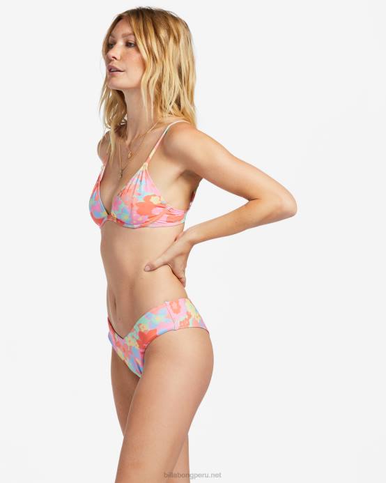 mujer multi Billabong top de bikini con aros Reese de Coast is Clear 04LD1201