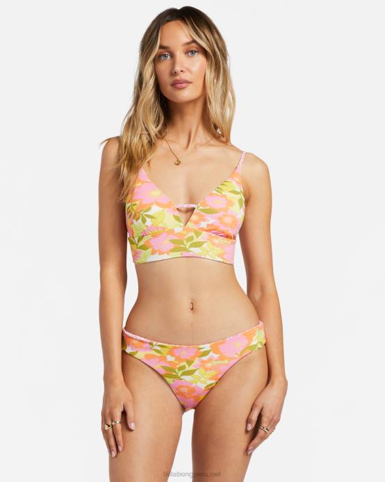 mujer multi Billabong top de bikini de tirantes reversible folk de verano 04LD1177