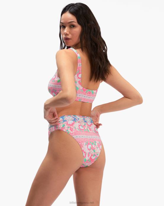mujer multi Billabong top de bikini sin mangas secret paradise 04LD1681