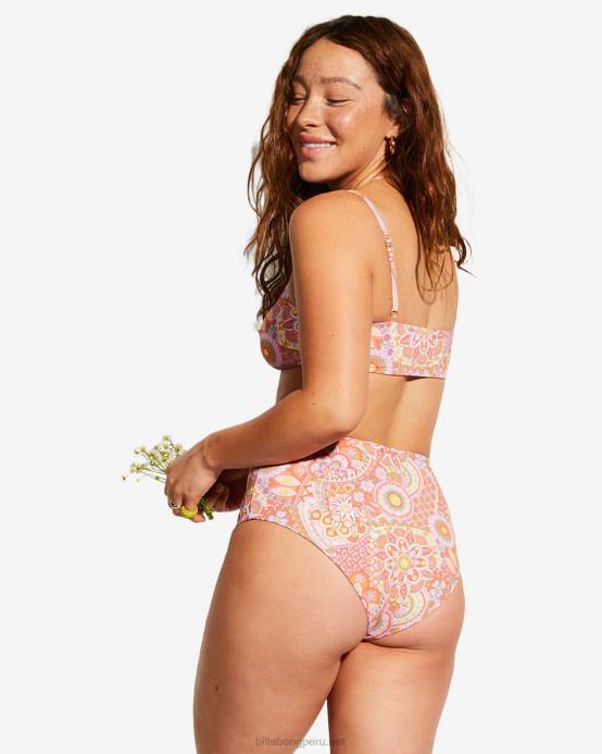 mujer multitop de bikini corto reversible zoe de billabong x smiley good times 04LD1472