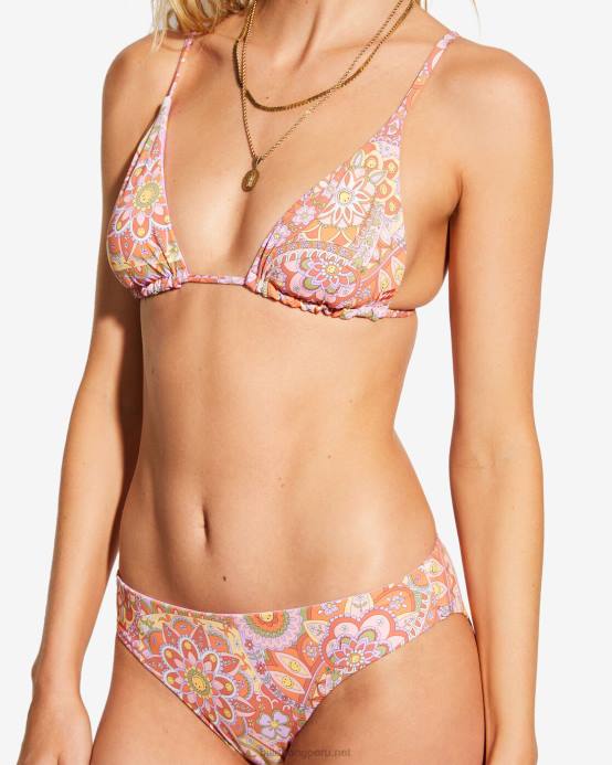 mujer multitop de bikini triangulo reversible billabong x smiley good times 04LD1474