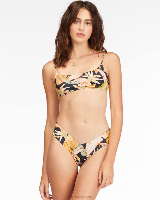 mujer noche de la selva Billabong top de bikini corto Wave Tribe 04LD1526