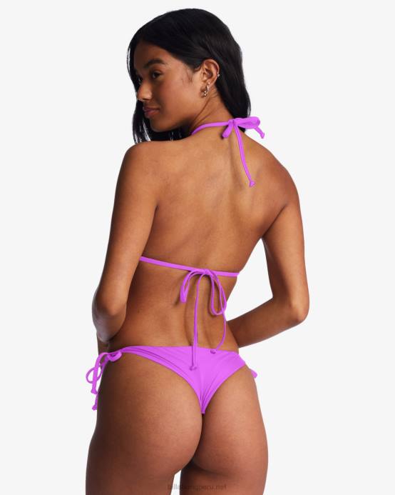 mujer orquídea brillante Billabong top de bikini de triángulo multiposición sol searcher 04LD1307
