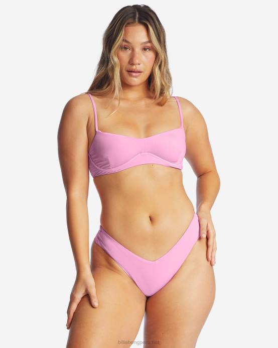 mujer paraíso rosa Billabong sol searcher top de bikini con aros kenzley 04LD1623