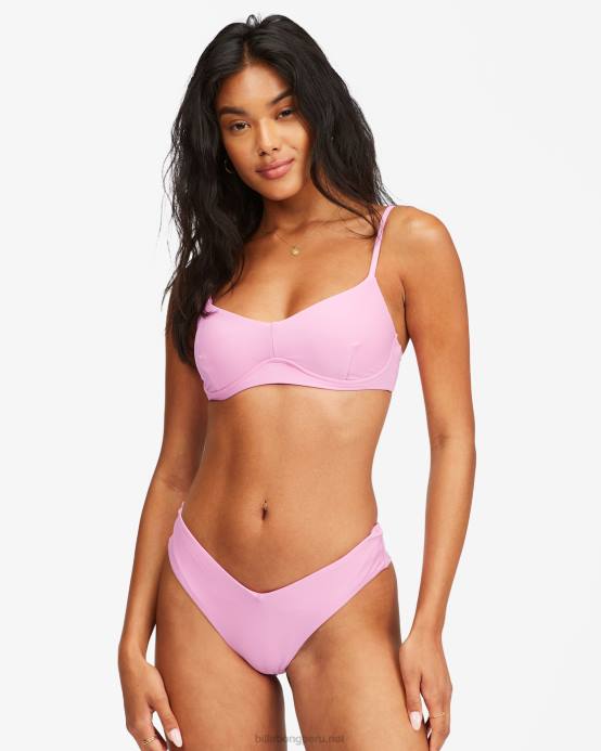 mujer paraíso rosa Billabong sol searcher top de bikini con aros kenzley 04LD1623