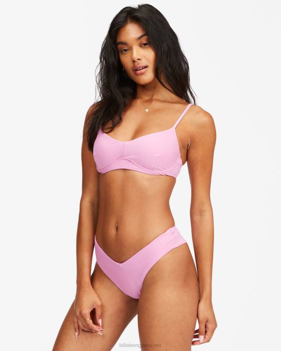 mujer paraíso rosa Billabong sol searcher top de bikini con aros kenzley 04LD1623