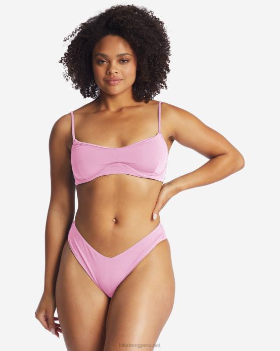 mujer paraíso rosa Billabong sol searcher top de bikini con aros kenzley 04LD1623