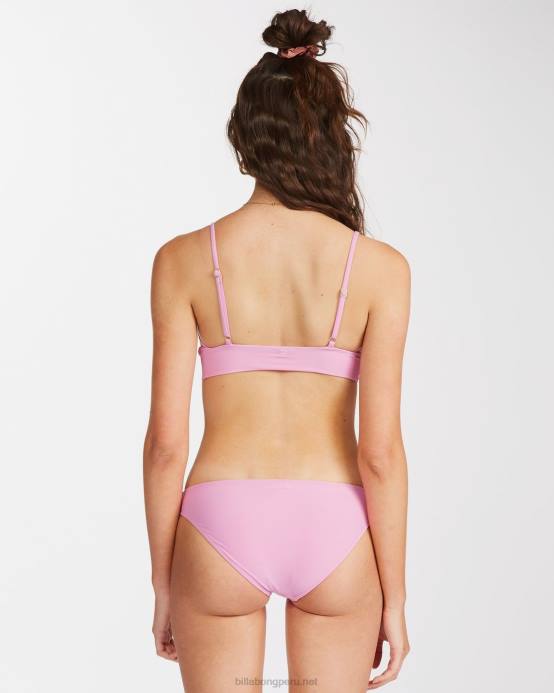 mujer paraíso rosa Billabong top de bikini de tirantes con escote en V Sol Searcher 04LD1621