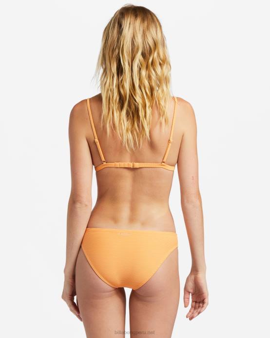 mujer piel de naranja Billabong top de bikini triángulo tanlines ceci 04LD1407