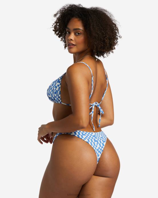 mujer playa Billabong fuera de la parte superior de bikini azul alina bralette 04LD1165