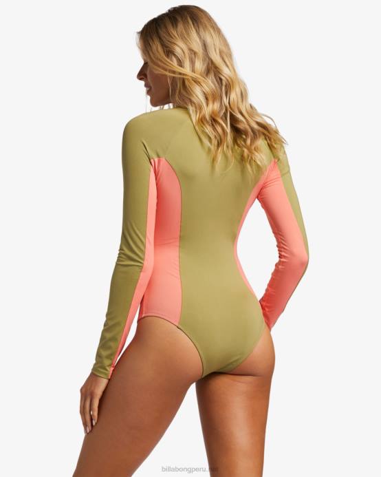 mujer cedro Billabong traje de baño de manga larga a/div biarritz 04LD1333