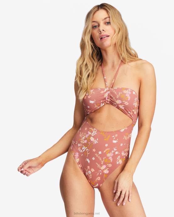 mujer chocolate dulce Billabong susurrame traje de baño de una pieza 04LD1520
