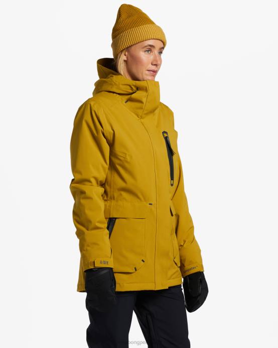 mujer musgo fresco Billabong chamarra de nieve con aislamiento a/div trooper stx 45k 04LD2554