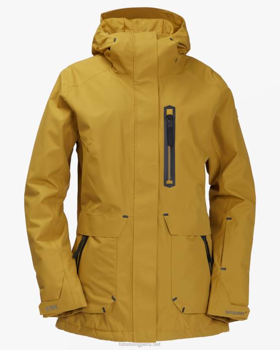 mujer musgo fresco Billabong chamarra de nieve con aislamiento a/div trooper stx 45k 04LD2554