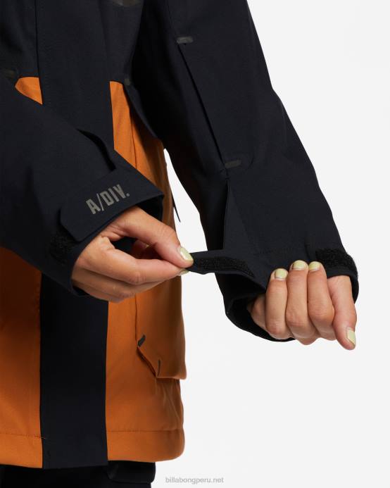 mujer negro Billabong chamarra de nieve con aislamiento a/div trooper stx 45k 04LD2555