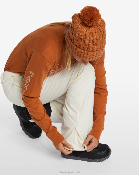 mujer polvo fresco Billabong pantalones de nieve con aislamiento a/div malla 04LD2552