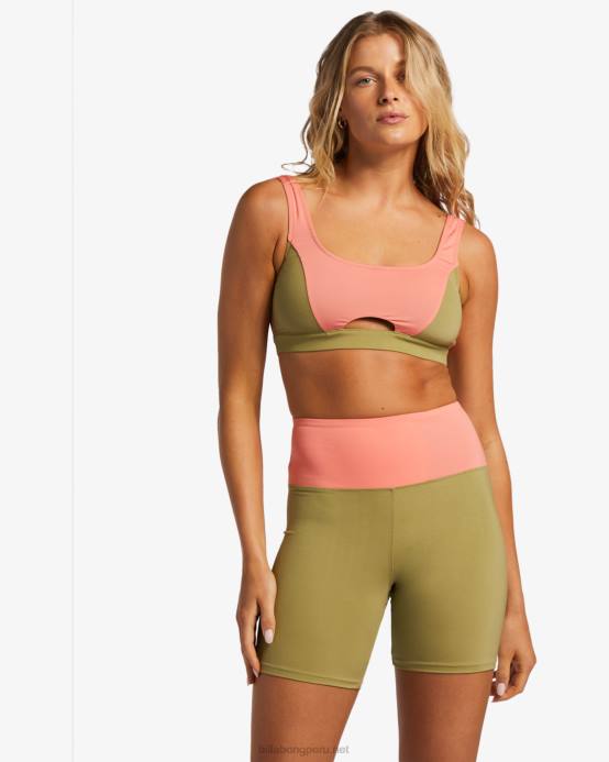 mujer cedro Billabong pantalones cortos de ciclista 04LD2550