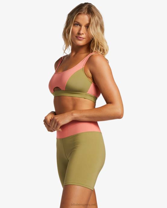 mujer cedro Billabong pantalones cortos de ciclista 04LD2550