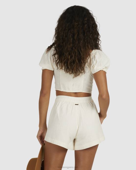 mujer cristal de sal Billabong shorts monique elásticos 04LD1975
