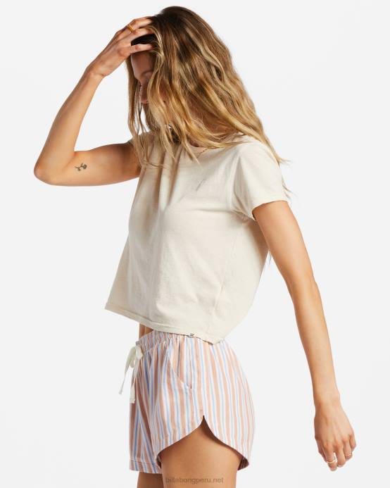mujer de la nada Billabong pantalones cortos con cinturilla elástica 04LD2048