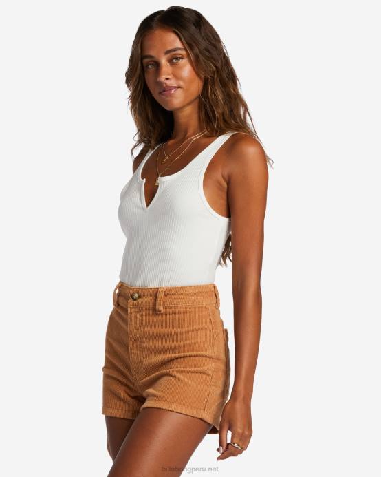 mujer especia de verano Billabong pantalones cortos de pana de caída libre 04LD1759