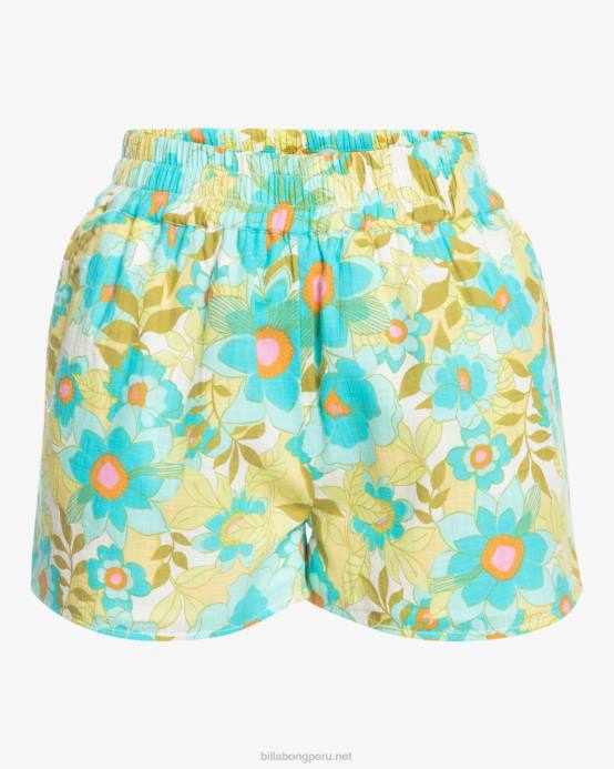 mujer ojos del océano Billabong love to lounge shorts con cintura elástica 04LD1830