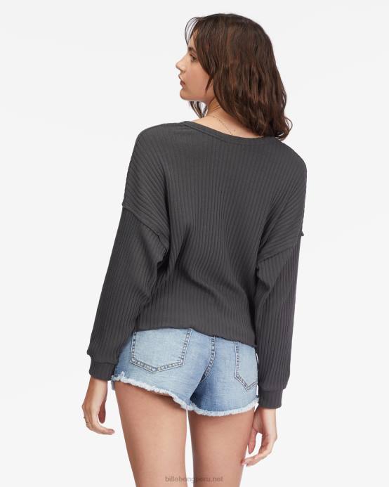 mujer playa azul Billabong shorts de mezclilla con corazones ligeros 04LD2264