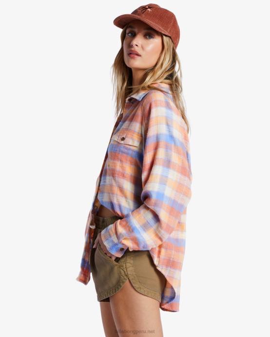 mujer sabio Billabong pantalones cortos con cinturilla elástica 04LD1927