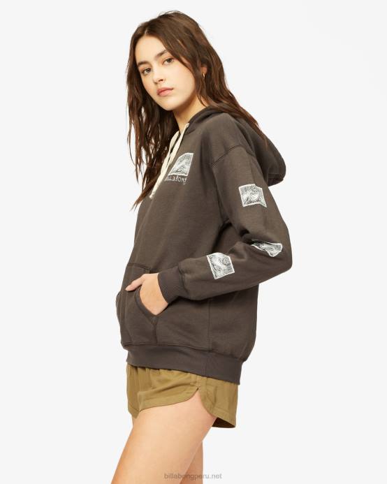 mujer sabio Billabong pantalones cortos con cinturilla elástica 04LD1927