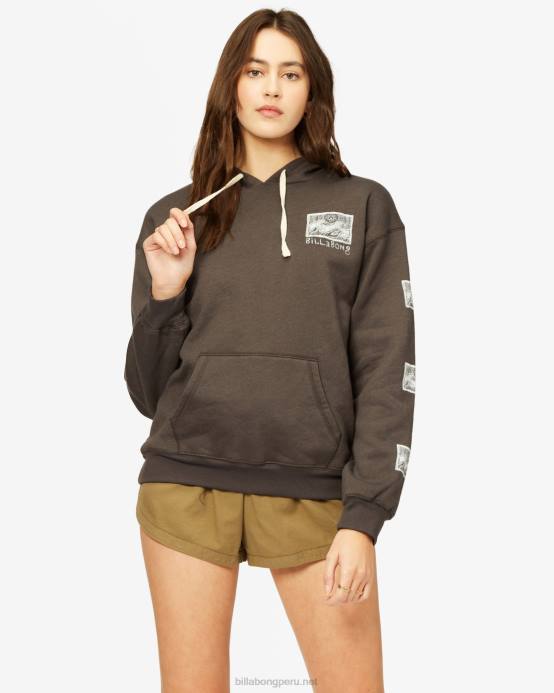 mujer sabio Billabong pantalones cortos con cinturilla elástica 04LD1927