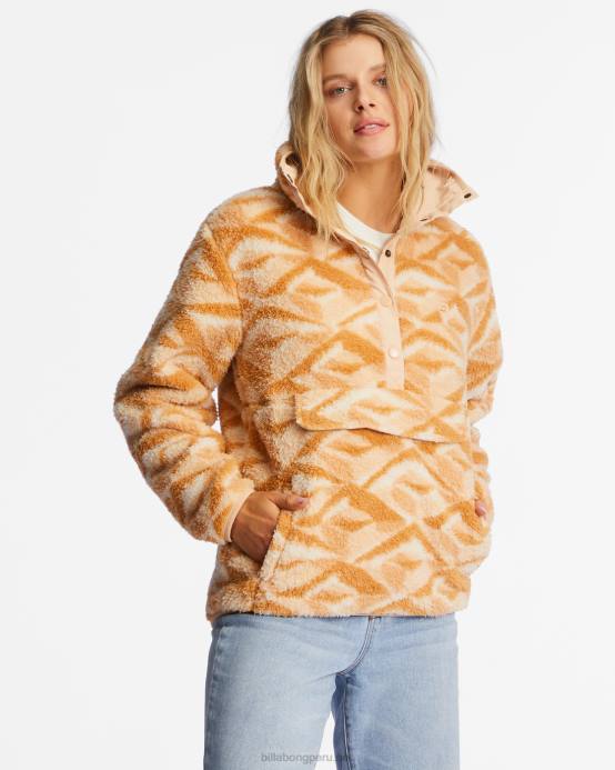 mujer andar con cuidado Billabong sudadera a/div con cuello simulado 04LD2233