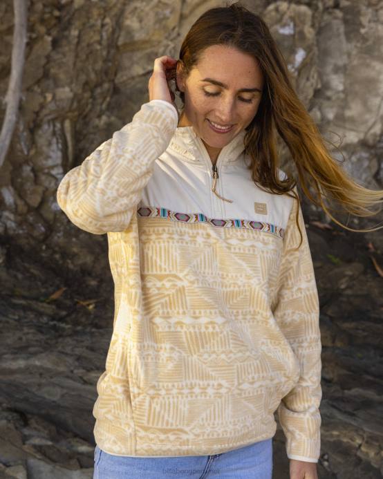 mujer arena del desierto Billabong sudadera con cuello alzado 04LD1928