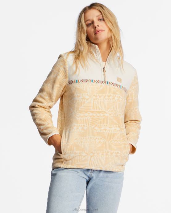 mujer arena del desierto Billabong sudadera con cuello alzado 04LD1928