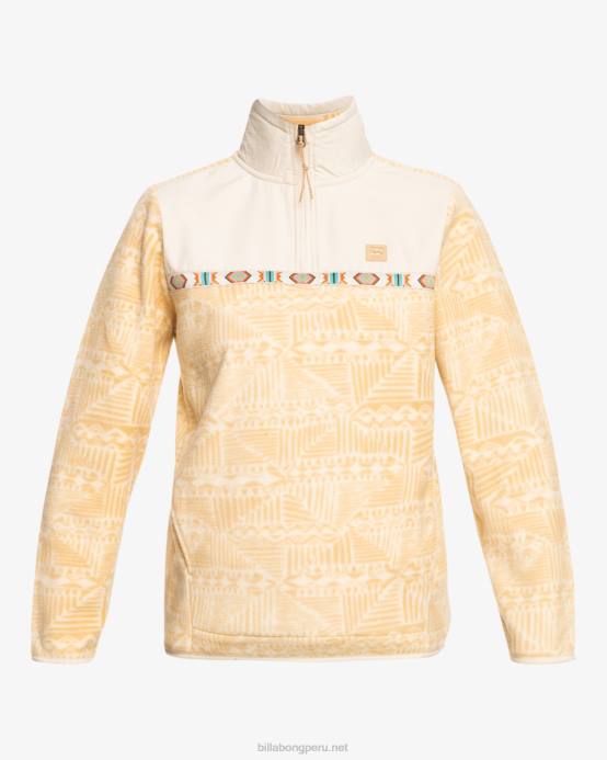 mujer arena del desierto Billabong sudadera con cuello alzado 04LD1928