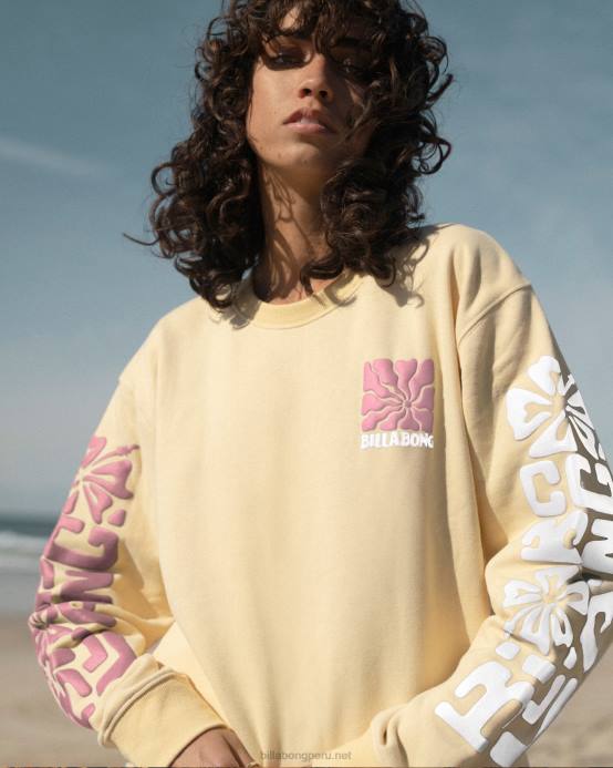 mujer aumento del sol Billabong sudadera tiki ride brooklyn 04LD1835