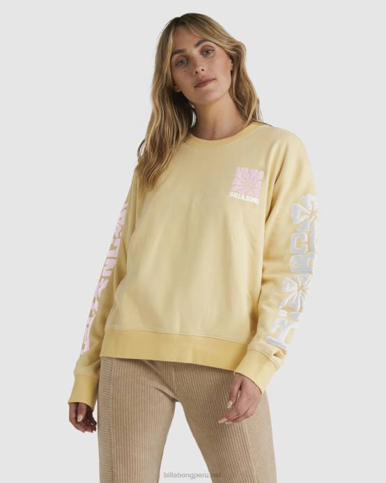 mujer aumento del sol Billabong sudadera tiki ride brooklyn 04LD1835